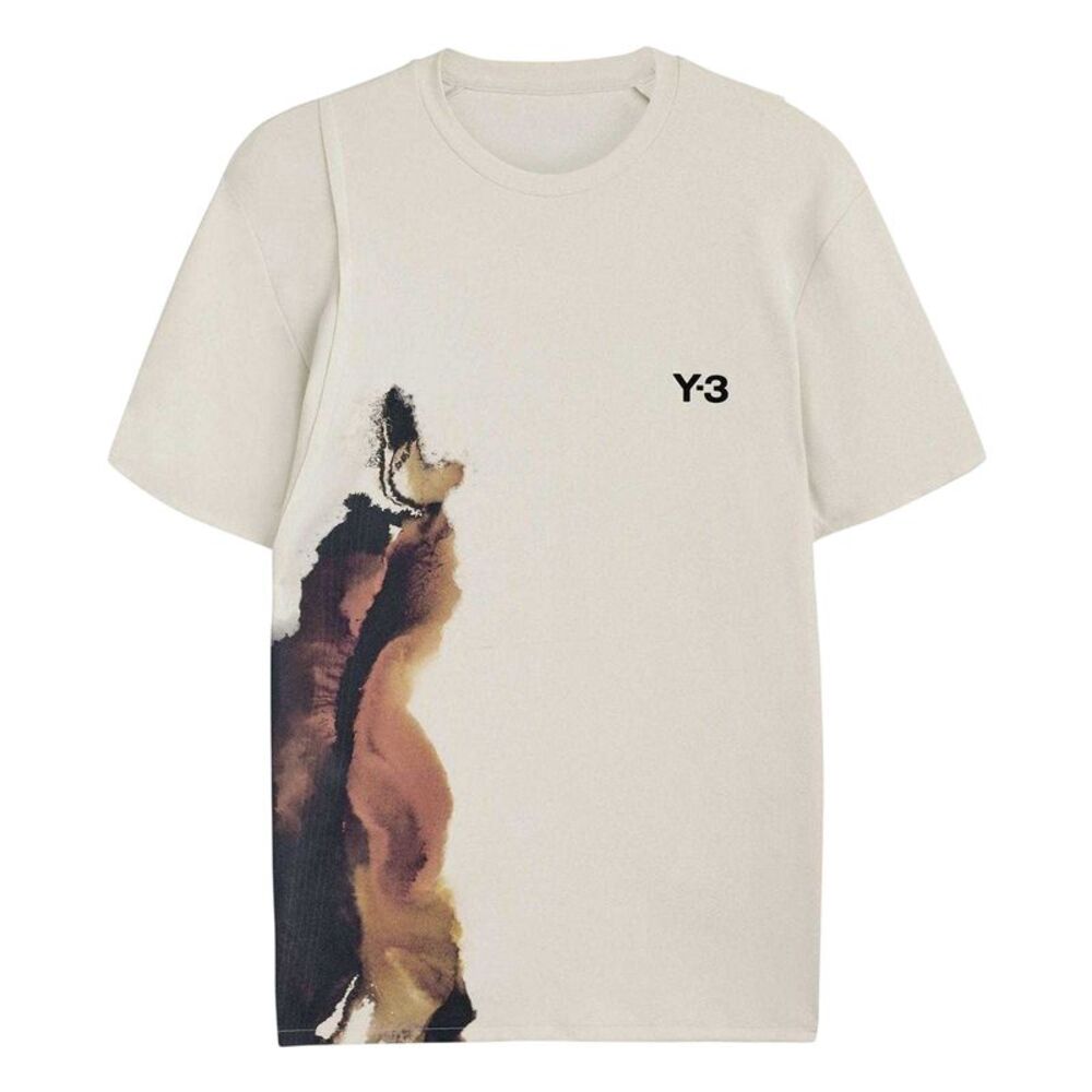 Y-3 Mens Quick Dry Slim Tennis T-Shirt / Gray